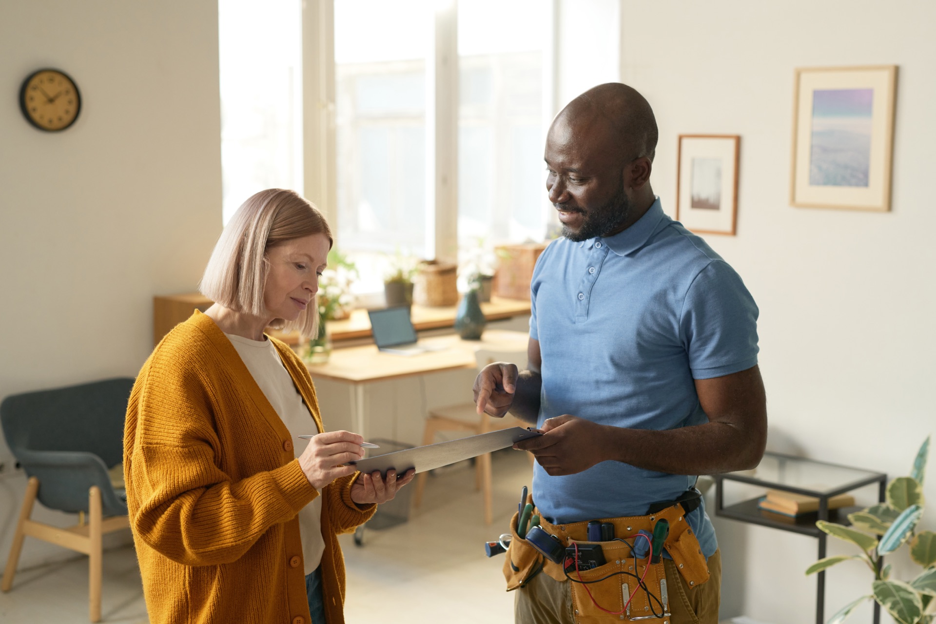 Walking a rental unit to scope the turnover before work begins